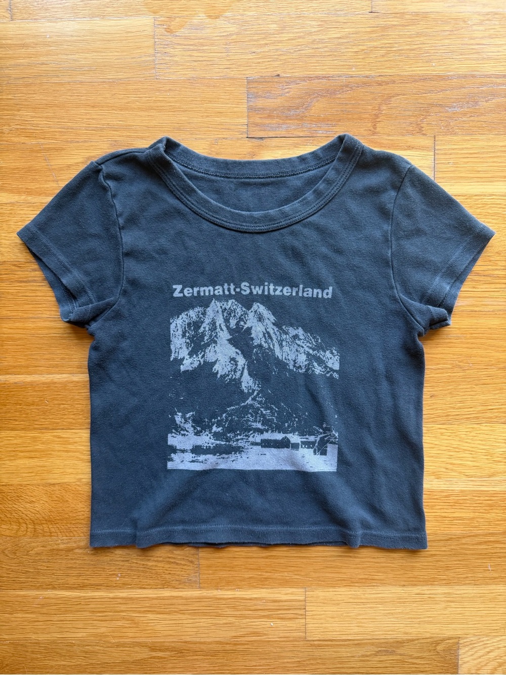 John Galt Zermatt Switzerland Graphic Baby Tee - One Size